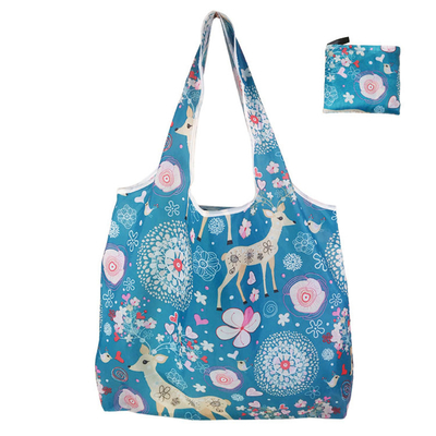 Reusable Women Tote Handbags cotton Material with zip 46cm x 39cm x 25cm