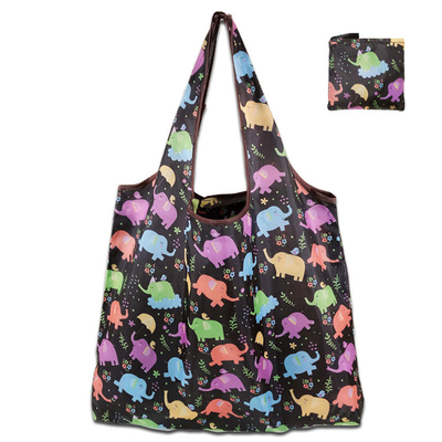 Reusable Women Tote Handbags cotton Material with zip 46cm x 39cm x 25cm