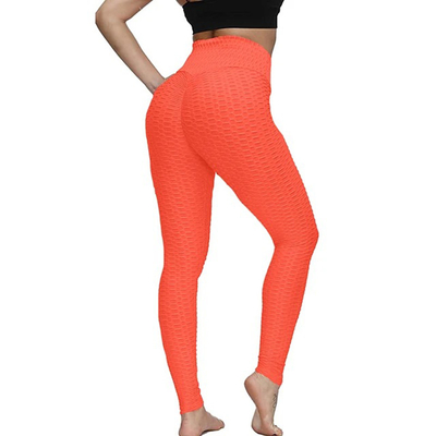 Black Polyester And Spandex Leggings Camo Lightweight Sweatwick 300g Weight