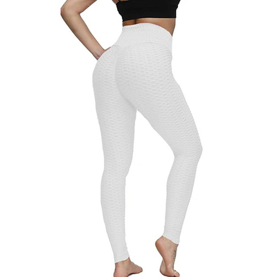 Black Polyester And Spandex Leggings Camo Lightweight Sweatwick 300g Weight