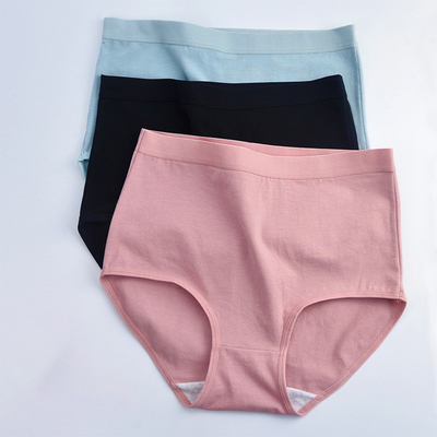 Antistatic Women Cotton Panties , Antibacterial 100 Cotton Seamless Underwear