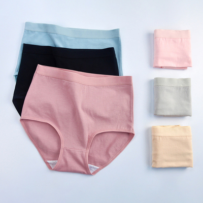 Antistatic Women Cotton Panties , Antibacterial 100 Cotton Seamless Underwear