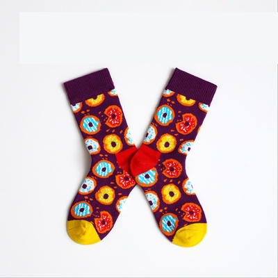 Sporty Printed Picture Socks OEM Available For 7-9 Years Kids