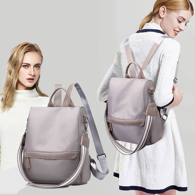 Oxford Women Tote Handbags , 12CM Tote Bag Backpack Convertible
