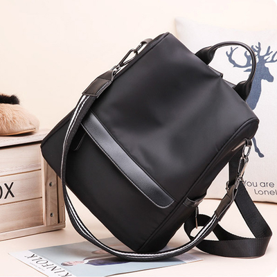Oxford Women Tote Handbags , 12CM Tote Bag Backpack Convertible