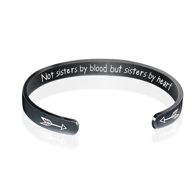 C Shape Wrist Bangle Bracelet With Charms Stainless Steel Material OEM