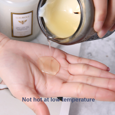 Tapered Vegan Soy Candles Scented 20cm Height In Amber Glass Jar