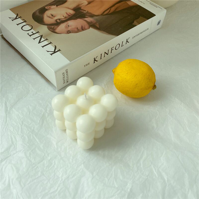 Scented Vegan Soy Candles Amber Glass Jar Packed ODM Available
