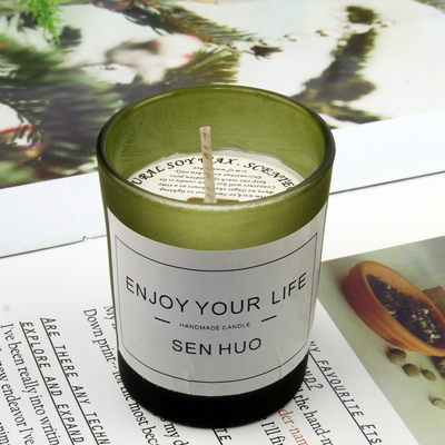 Smokeless Vegan Soy Candles Long Lasting Smell Handmade For Home Decoration