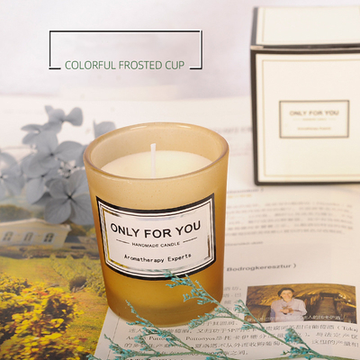 Smokeless Vegan Soy Candles Long Lasting Smell Handmade For Home Decoration