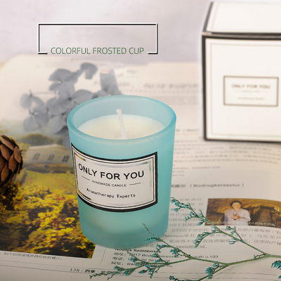 Smokeless Vegan Soy Candles Long Lasting Smell Handmade For Home Decoration