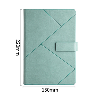 Business A5 Pu Leather Notebook With Woodfree Paper 150mm Width