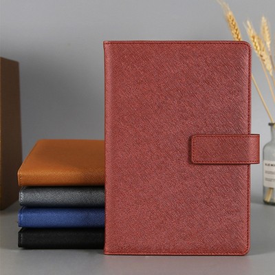 A5 Vintage Leather Journal With Lined Paper 210mm Length Daily Usage
