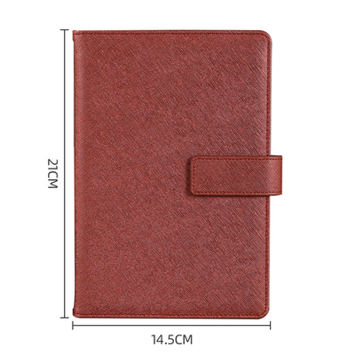 A5 Vintage Leather Journal With Lined Paper 210mm Length Daily Usage