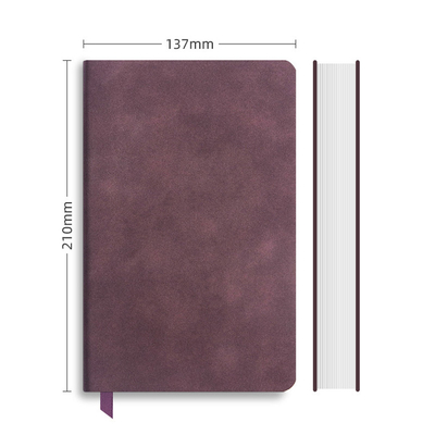 Reusable Soft Leather Notebook A5 Dotted 137mm Width Multi Colors