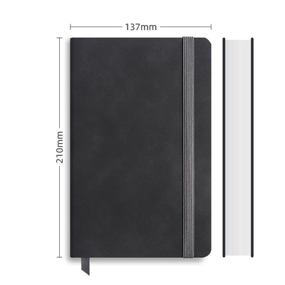 Reusable Soft Leather Notebook A5 Dotted 137mm Width Multi Colors