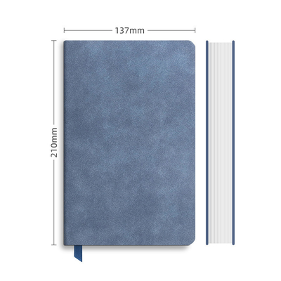 Reusable Soft Leather Notebook A5 Dotted 137mm Width Multi Colors