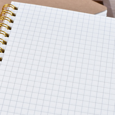10.5cm Brown Paper Cover Notebook , custom printed spiral bound notebooks