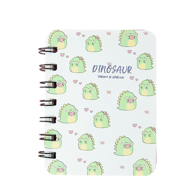 a7 Diary Journal Notebook spiral Cartoon Printed With 80 Sheets