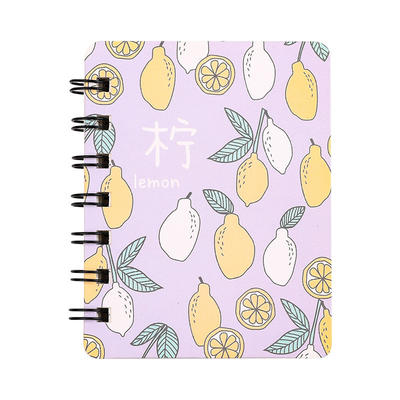 a7 Diary Journal Notebook spiral Cartoon Printed With 80 Sheets