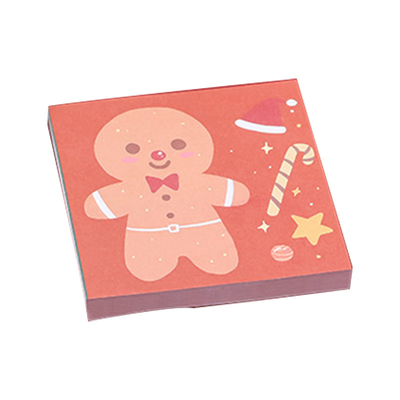 Self Adhesive Christmas Sticky Note Pads Memo Notebook 8cm X 8cm