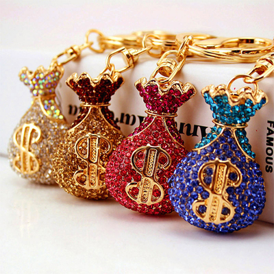 Acrylic  Personalized Keychains For Women Handbag 15cm X 6.5cm X 1.6cm