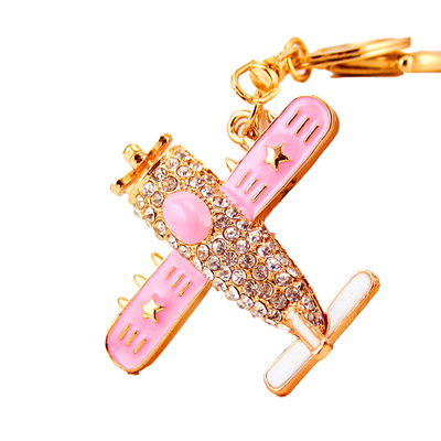 Alloy  Helicopter Key Chain Ornaments Light Metal Pendant For Women bags
