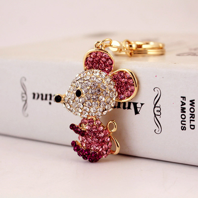 Mouse Unique Keychains For Ladies Alloy Material Multioccasion