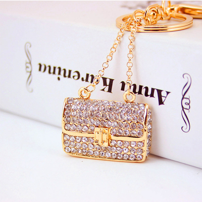 Silkscreen Key Chain Ornaments , OEM 5cm Perfume Bottle Keyring