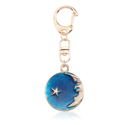 Metal Watermelon Key Chain 15cm x 6.5cm x 1.6cm Silk screen printing