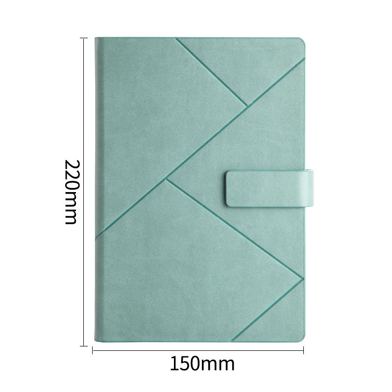 Business A5 Pu Leather Notebook With Woodfree Paper 150mm Width